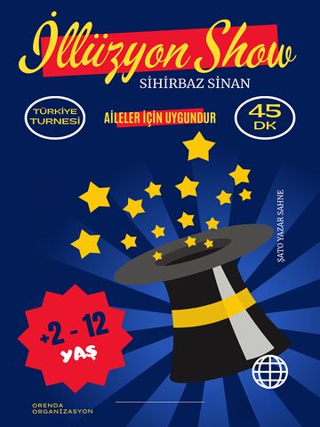 Sihirbaz Sinan Show afişi